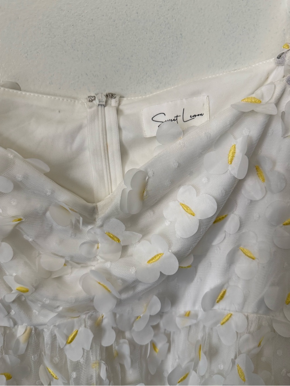 Butterfly Applique Mini Dress - Picture 4 of 11